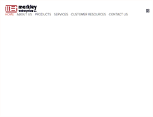 Tablet Screenshot of markleyent.com